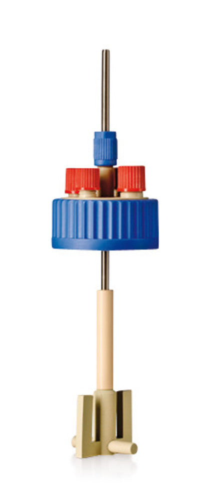 GLS 80 4-port stirrer reactor cap, PP, blue/grey, 1 unit(s) - Luminix Health