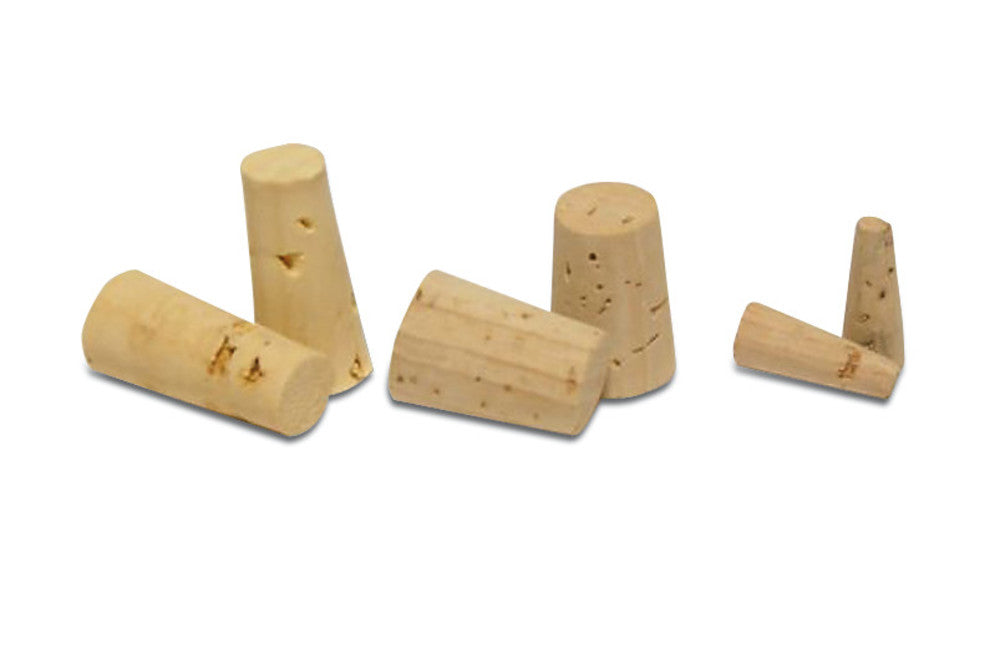 Rotilabo® cork plugs, 22 x 17/14 mm, 25 unit(s) - Luminix Health