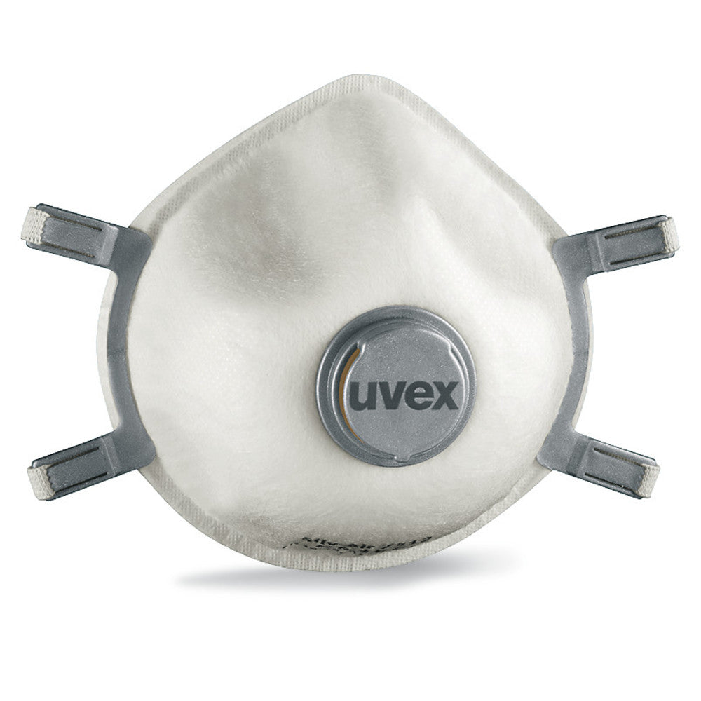 Respiratory protect. masks silv-Air UVEX, FFP2 NR D, acc. to. 149,2001+A1,2009 - Luminix Health