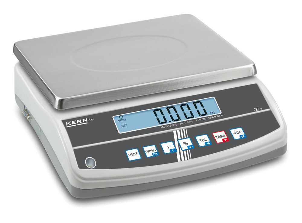 Calibrated bench scale GAB, weighing range 3/6 kg, readability 1/2 g, 1 unit(s) - Luminix Health