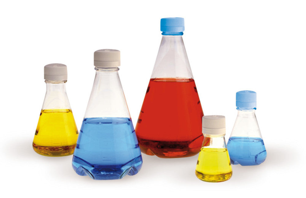 Sterile disposable Erlenmeyer flask, without baffles, 1000ml,, 6 unit(s) - Luminix Health