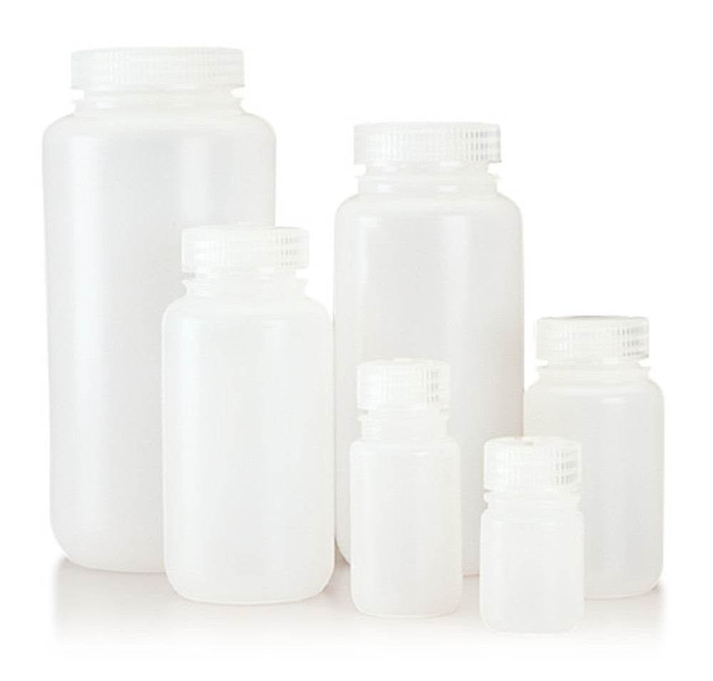 Wide neck bottles, HDPE, 30 ml, 12 unit(s) - Luminix Health