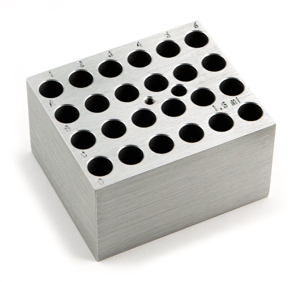 Interchangeable block f. reaction vials, for 24 reaction vials 1.5 ml, 1 unit(s) - Luminix Health