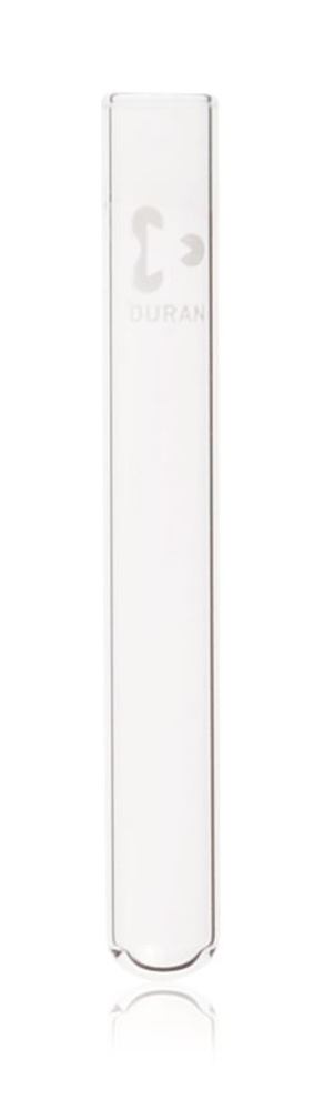 Test tubes, straight rim, DURAN®, thick walled, 9 ml, 100 unit(s) - Luminix Health