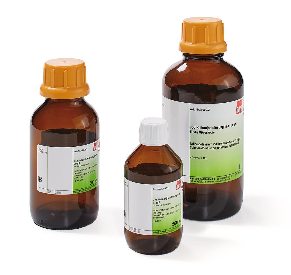 Image of Potassium iodide solution, 25 %, p.a., 1 l, plastic - Luminix Health