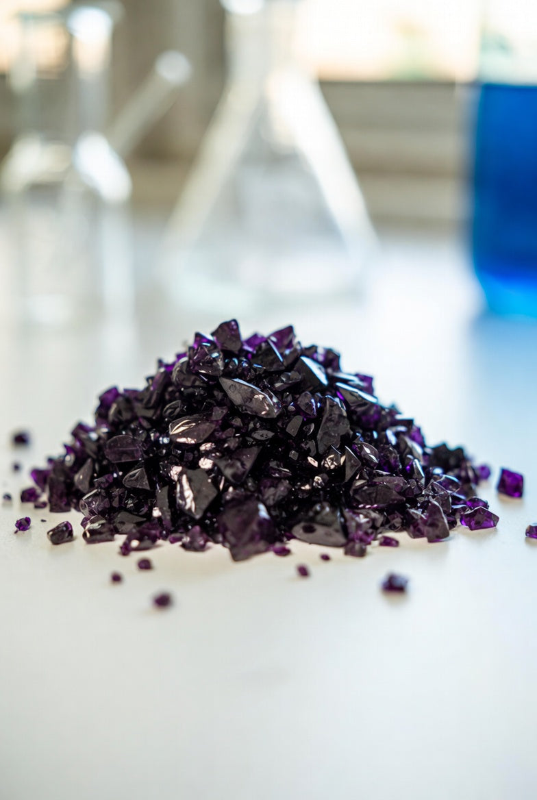 Image of Potassium permanganate, min. 99 %, Ph.Eur., BP, USP, 250 g, plastic - Luminix Health