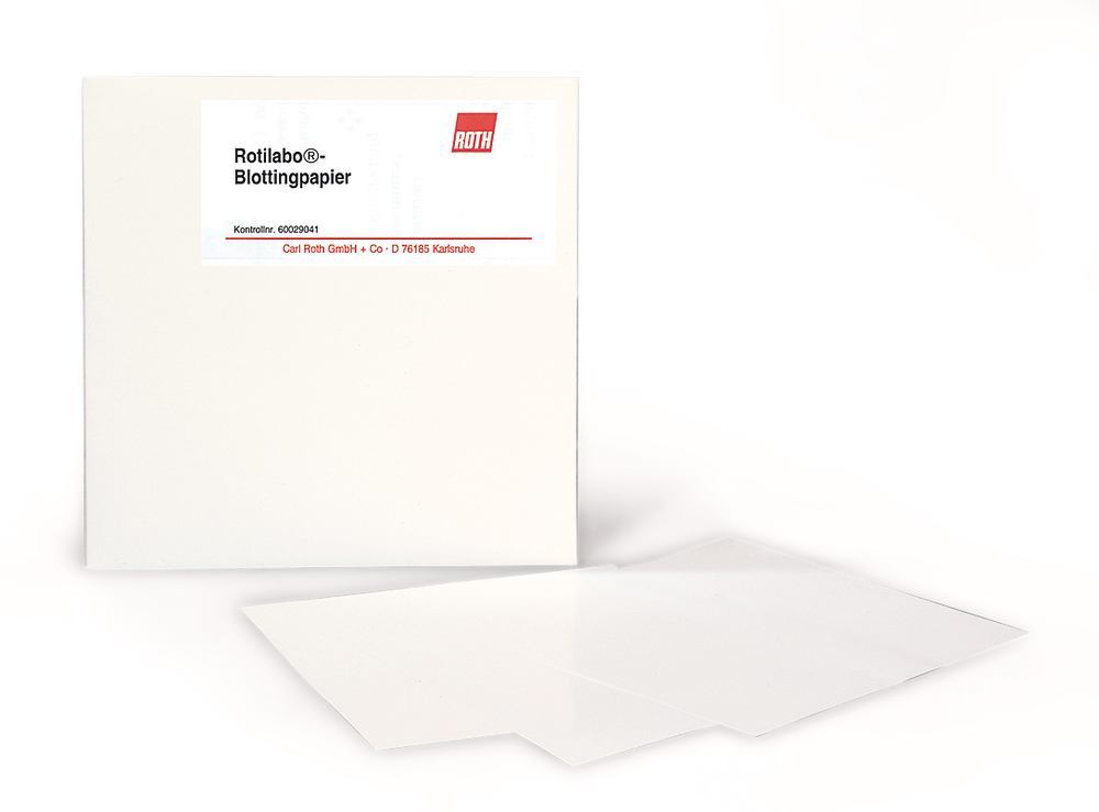 ROTILABO®Blotting papers, 100 x 130 mm, thickness 0,35 mm, 100 sheet(s) - Luminix Health