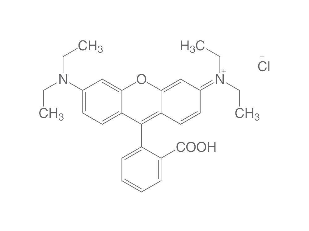 Rhodamine B (C.I. 45170), for microscopy, 25 g, glass - Luminix Health