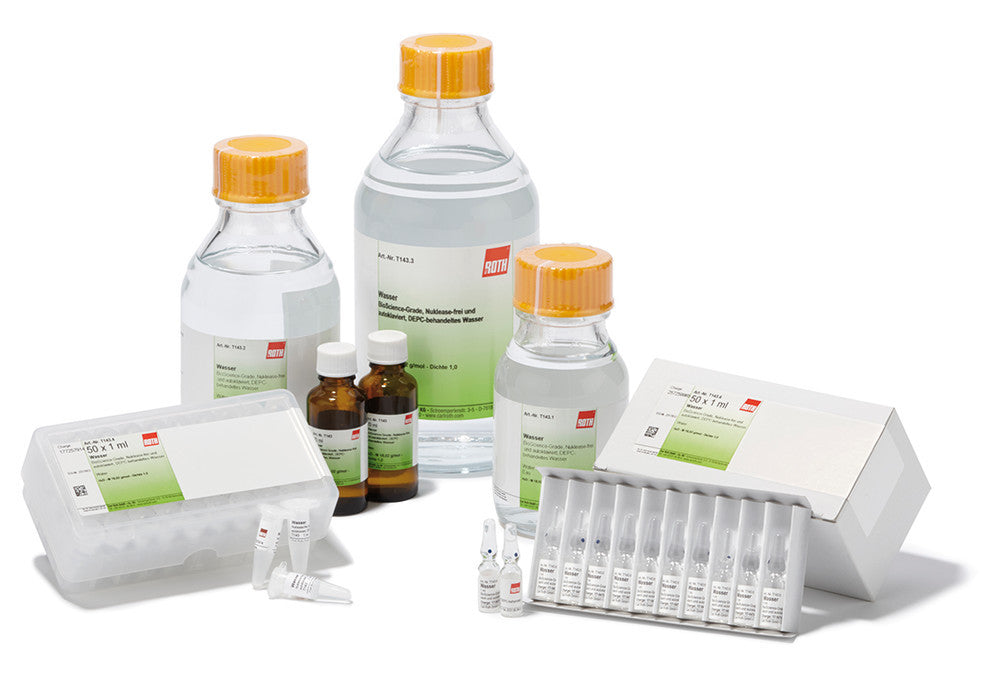 Water, BioScience-Grade, sterile, ready-to-use, nuclease-free, 50 ml - Luminix Health