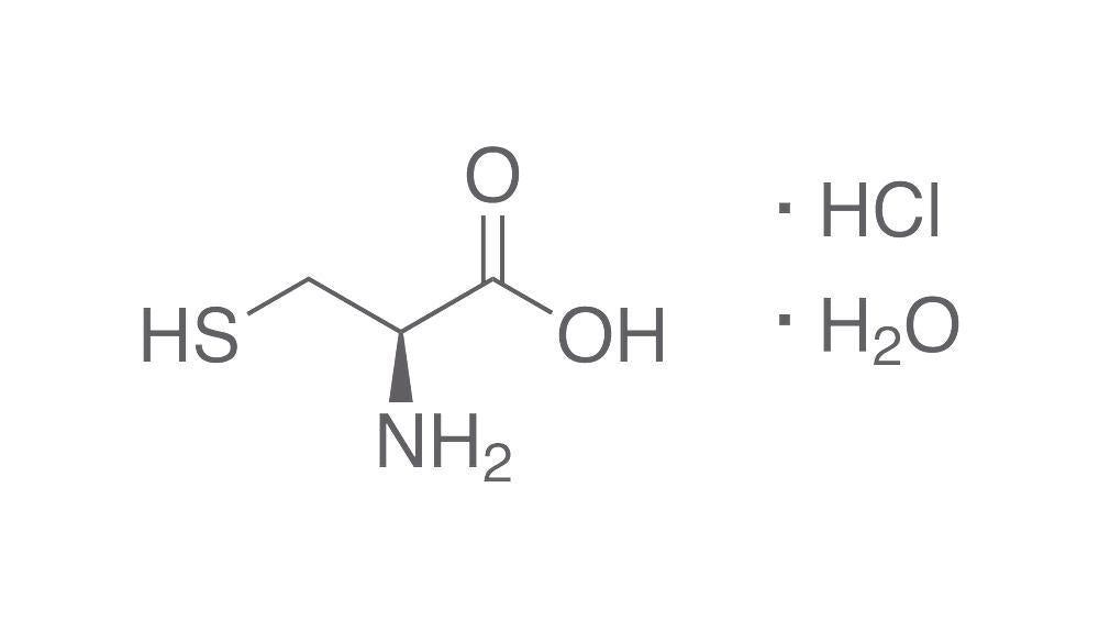 Cysteine hydrochloride monohydrate, min. 98,5 %, for biochemistry, 50 g, plastic - Luminix Health