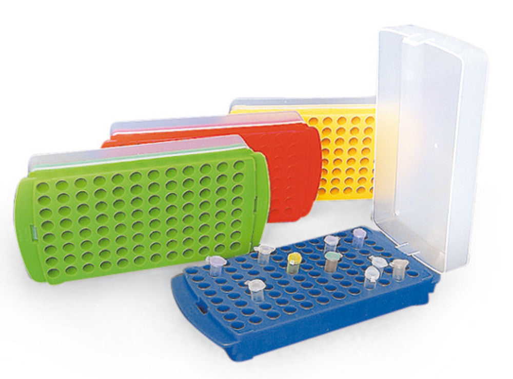 Rotilabo®-microcentrifuge rack 2 in 1, PP, sorted, double-sided, 96 holes - Luminix Health