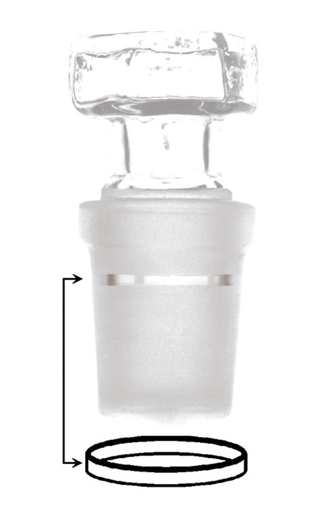 Seals f. conical ground joints, PTFE, for standard ground joint 19, 50 unit(s) - Luminix Health