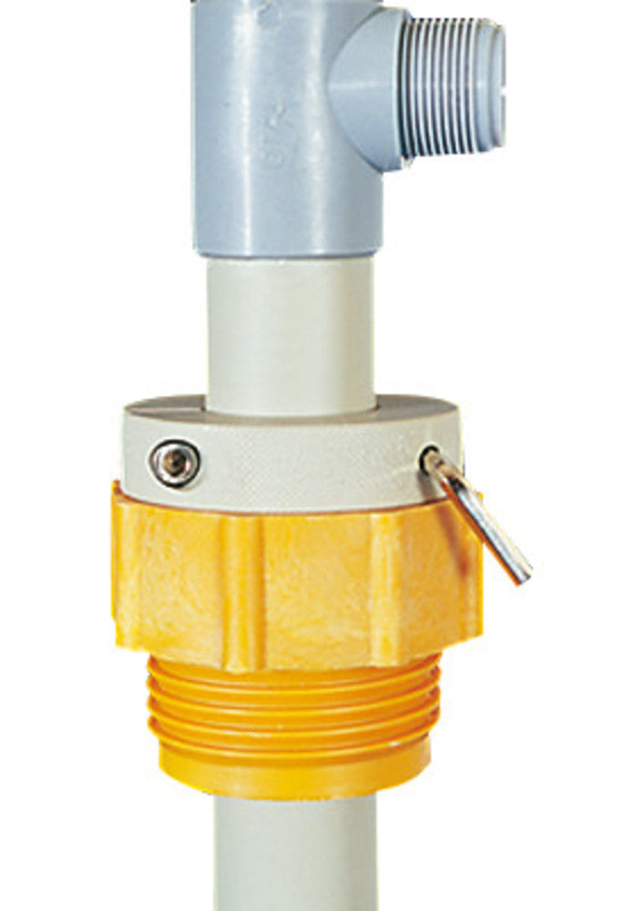 Barrel screw connect., PP, Tri-Sure®, in. coarse thread, f. bar. pump PP/PTFE - Luminix Health