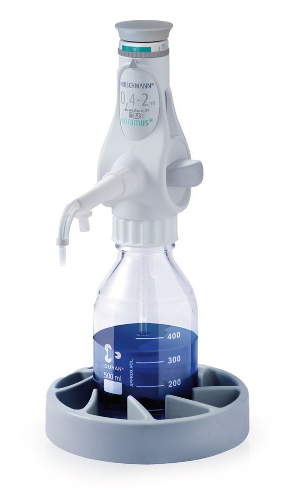 Dispenser ceramus®, ceramic piston, variable volume setting 0.4 - 2.0 ml - Luminix Health