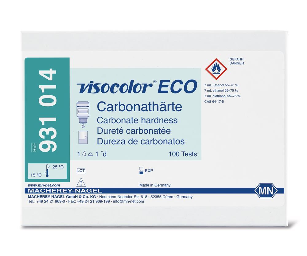 VISOCOLOR® ECO test kit, carbonate hadrness, 1 unit(s) - Luminix Health