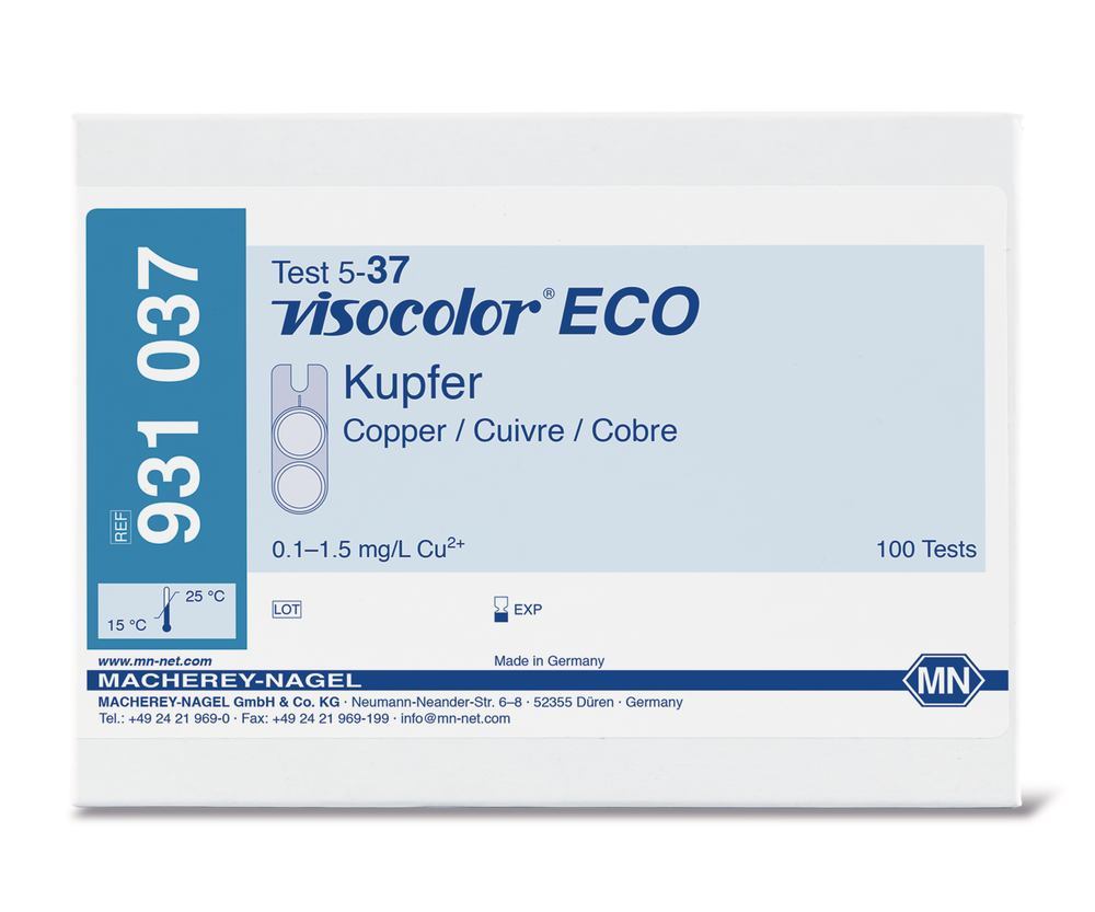 VISOCOLOR® ECO test kit, copper Cu2+, 1 unit(s) - Luminix Health