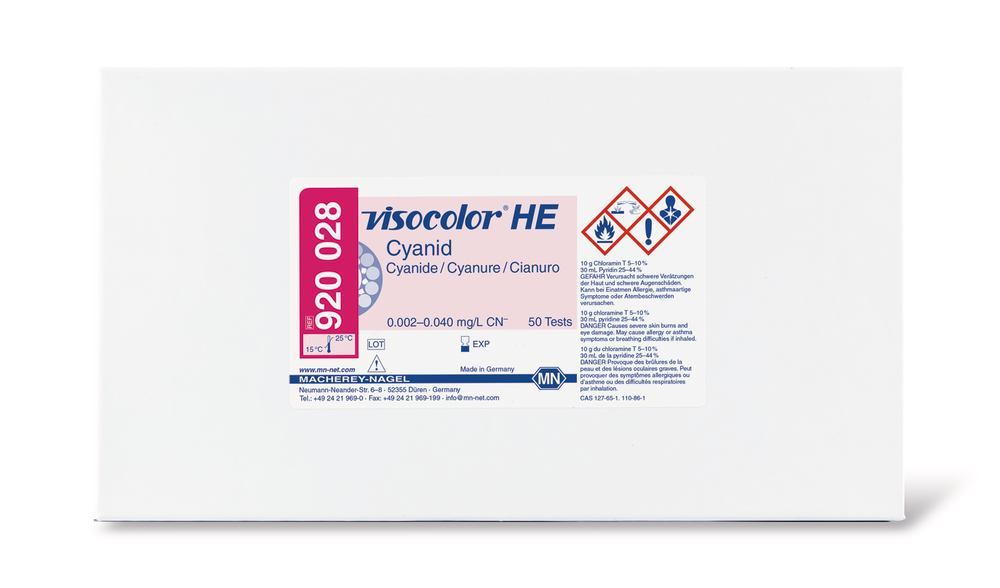 VISOCOLOR® HE test kit, cyanide CN-, 1 unit(s) - Luminix Health
