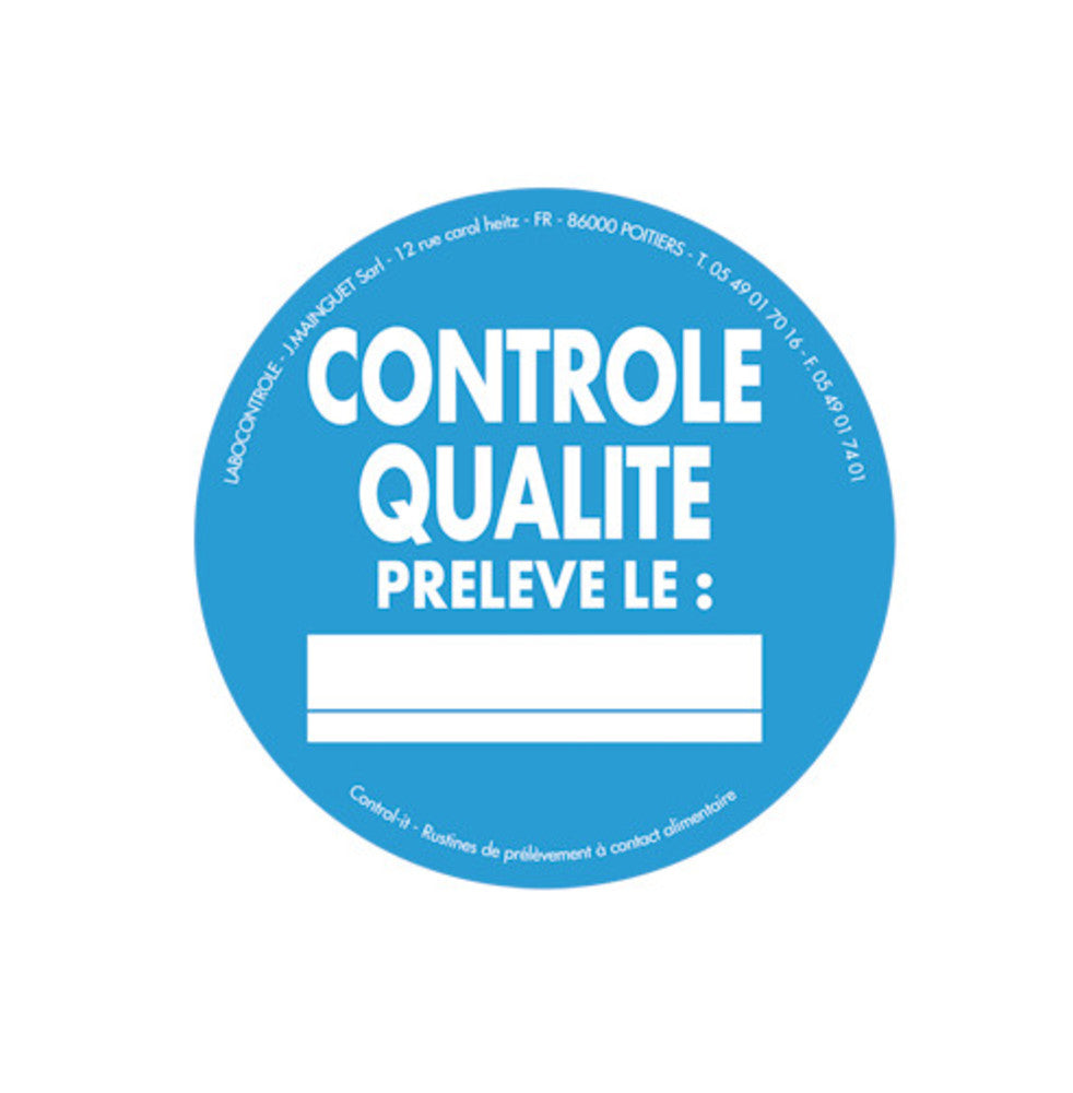 Control seals, CONTROLE QUALITE-PRELEVELE, 1000 p./roll, 1000 unit(s) - Luminix Health