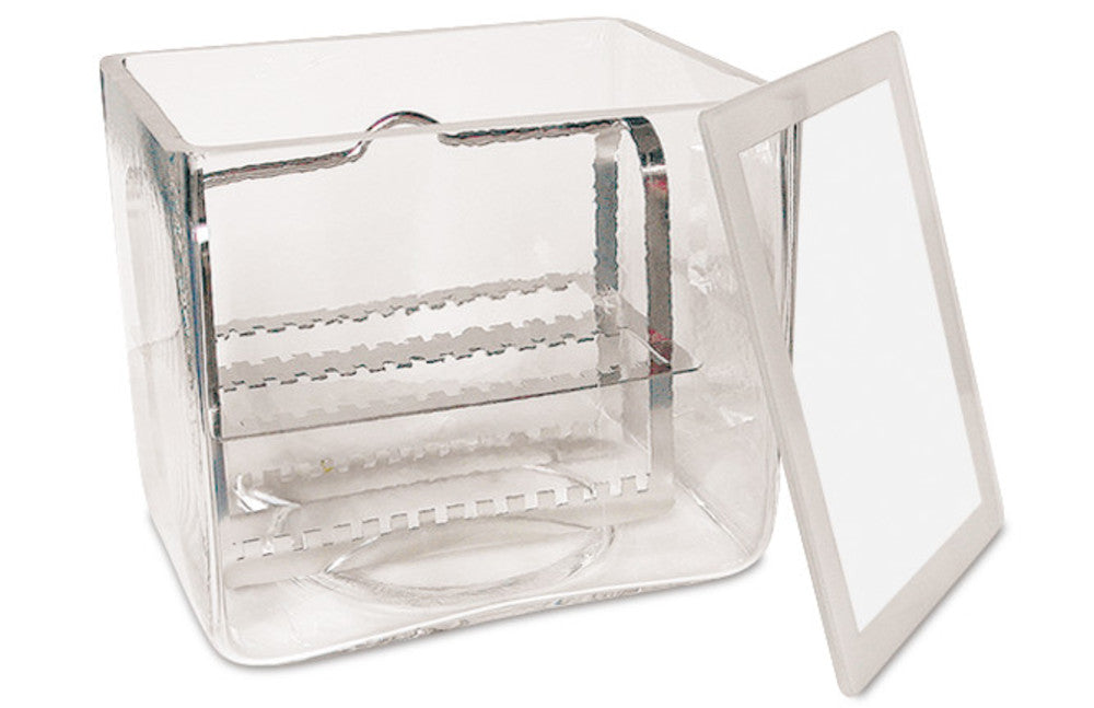 Staining box acc. to Hausser, lid, lime-soda-glass, 1 unit(s) - Luminix Health