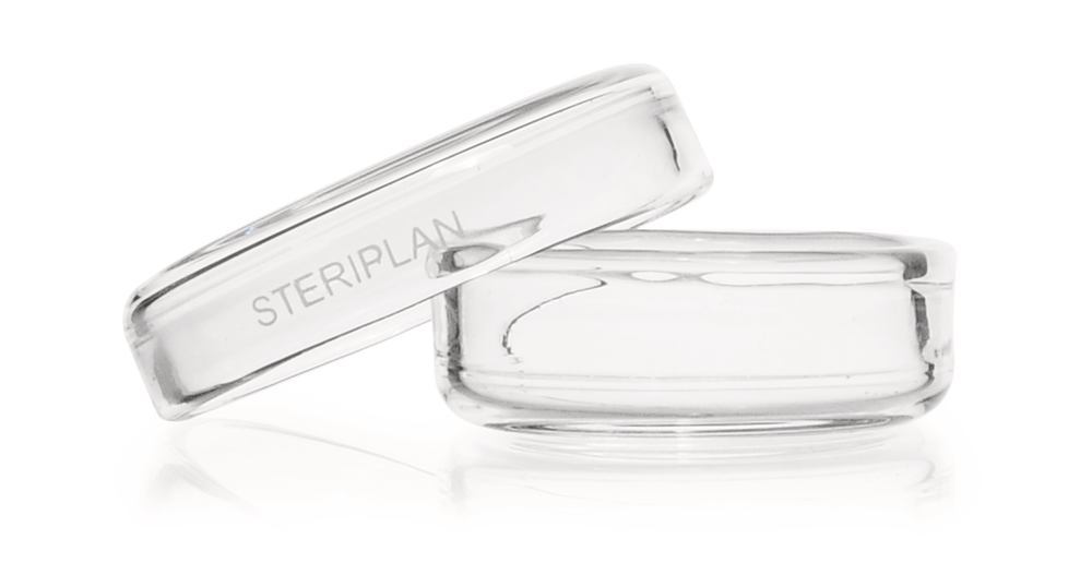 STERIPLAN® petri dishes, soda-lime glass, two pieces, Ø 40 mm, H 12 mm - Luminix Health
