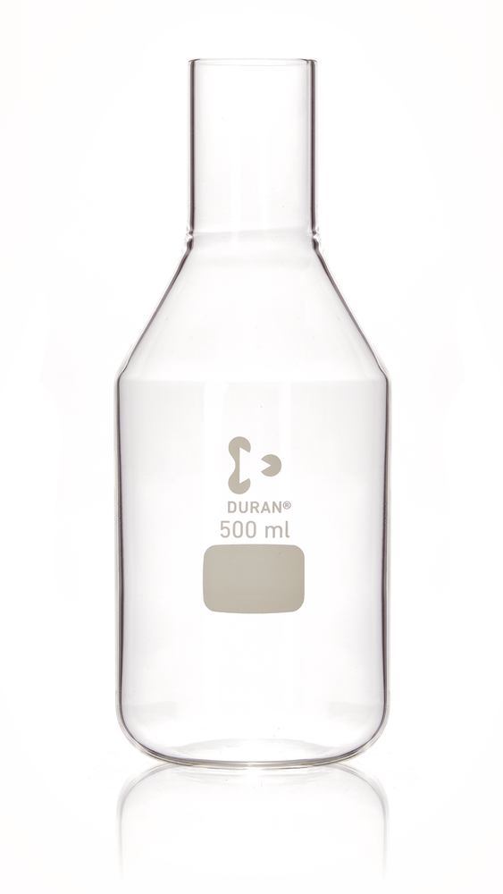 Nutrient media bottle w. straight neck, DURAN®, height 208 mm, 500 ml, 1 unit(s) - Luminix Health
