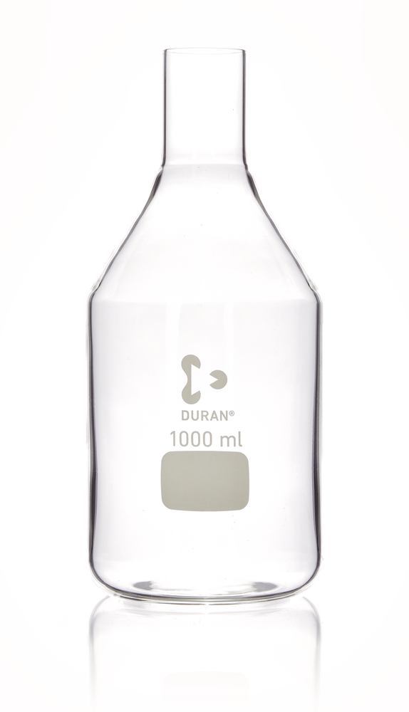 Nutrient media bottle w. straight neck, DURAN®, height 240 mm, 1000 ml - Luminix Health