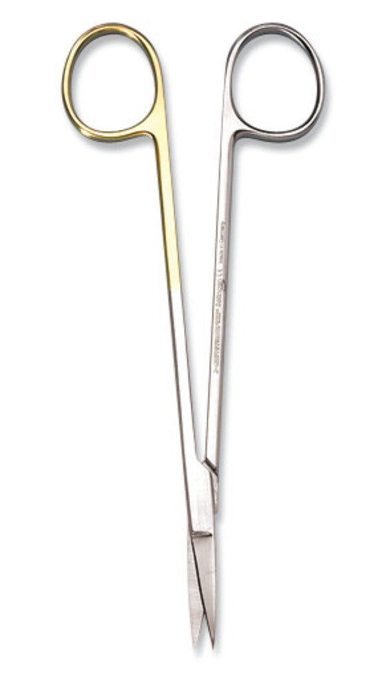 Dissecting scissors with microsection, stainl.st., type Kelly, straight, 160 mm - Luminix Health