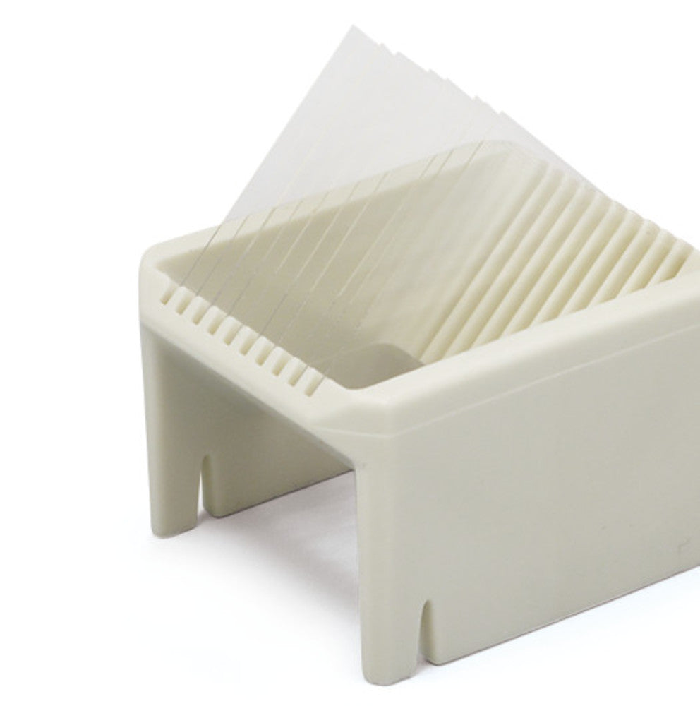Wash-N-DryTM Coverslip rack, white, L 39 x W 31 x H 24 mm, 1 unit(s) - Luminix Health