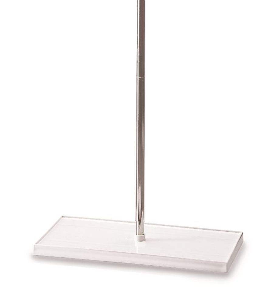 Stand plates with 2 rods, PP, Central insertion opening, rod L 250mm, 1 unit(s) - Luminix Health