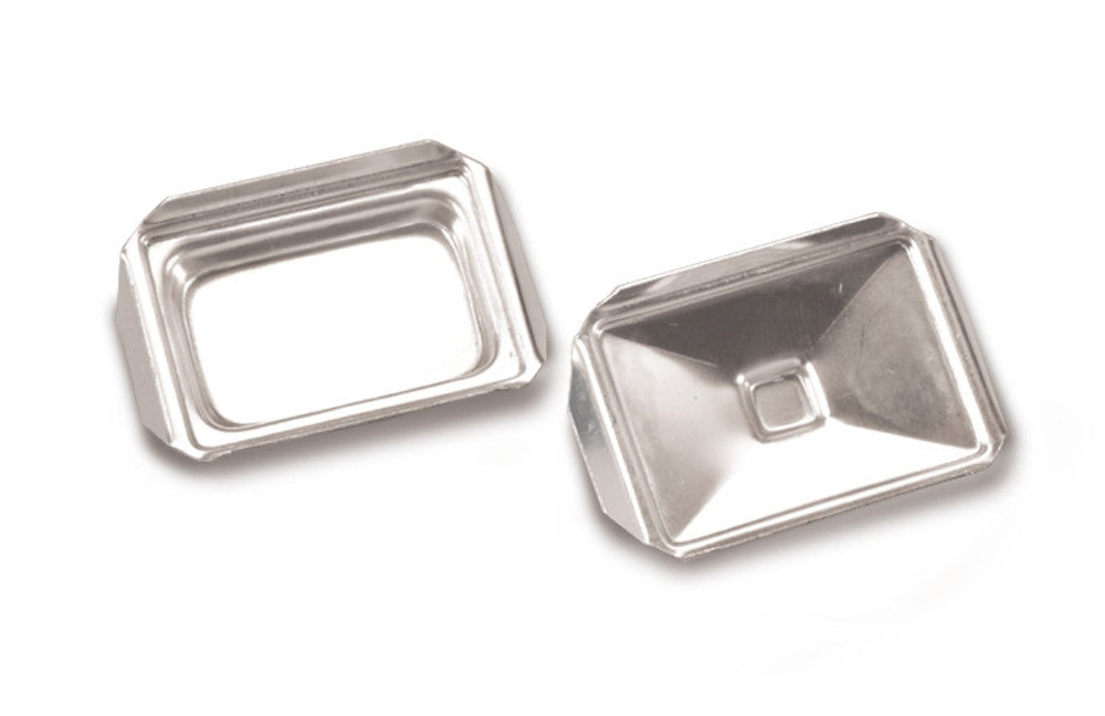 Metal embedding moulds, stainless steel, standard, L 23 x W 36 mm inner - Luminix Health