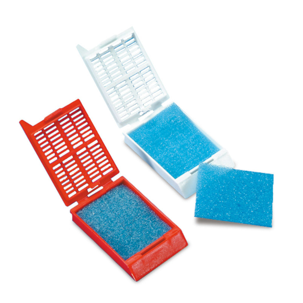 Sponges for embedding cassettes, synthetic, L 32 x W 26 x H 2,5 mm, 500 unit(s) - Luminix Health