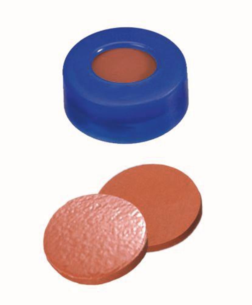 Snap ring caps, soft version, PE, ND11, Septum Natural rubber/TEF, 1.0 mm 65° - Luminix Health