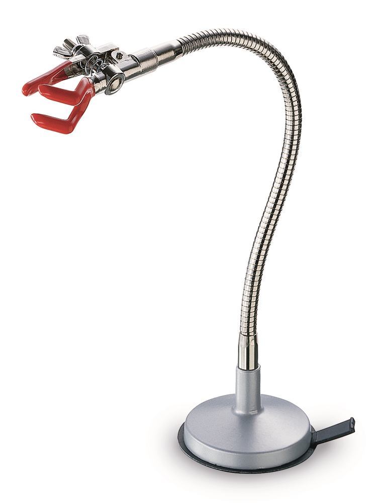 Rotilabo®-flexible stand, zinc diecast., round, span width 12 - 25 mm, L 300 mm - Luminix Health