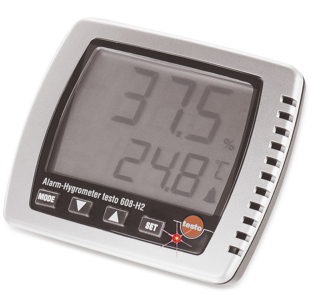 Hygrometer testo 608-H1, 10 - 95 % RH, 0 - 50 °C, 1 unit(s) - Luminix Health