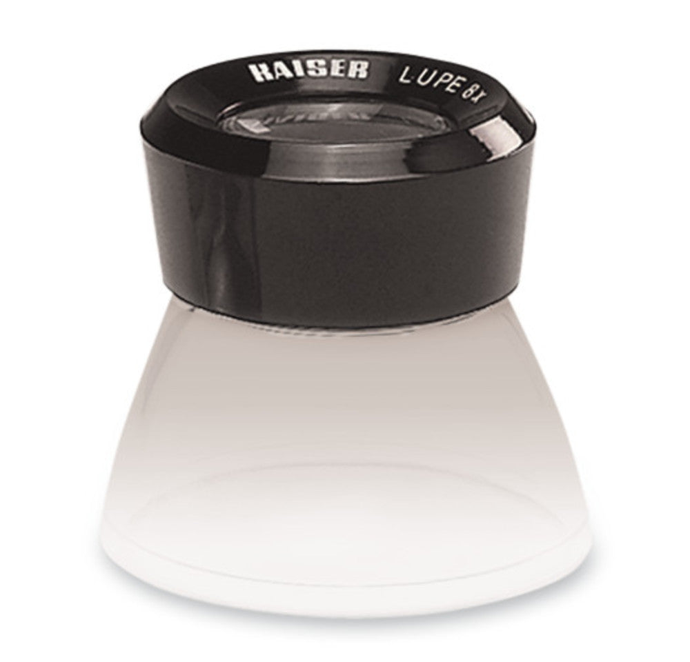 Standing magnifier, model 1, plastic, magnification 8-times, 1 unit(s) - Luminix Health