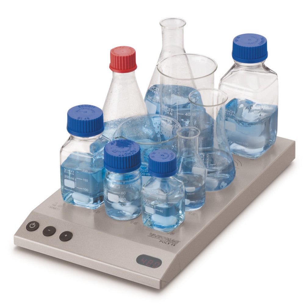 Multipoint magnetic stirrer POLY 15, 15 stirring points, 130-990/min, 1-800ml - Luminix Health
