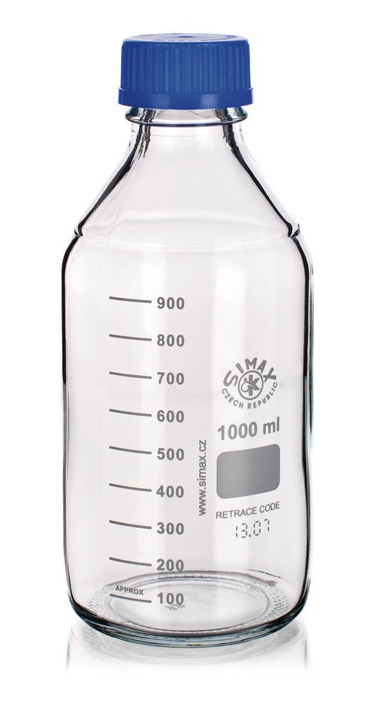 Screw top bottle ROTILABO® SIMAX clear glass, 10000 ml, GL 45 - Luminix Health