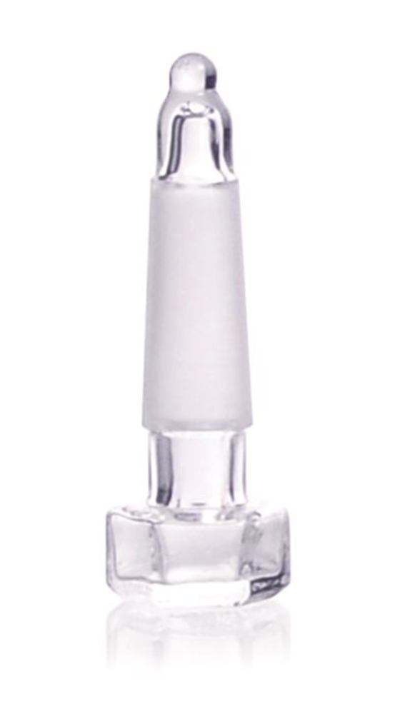 Bottle glass stoppers, DURAN®, hexagonal, standard ground joint 7/16, 10 unit(s) - Luminix Health