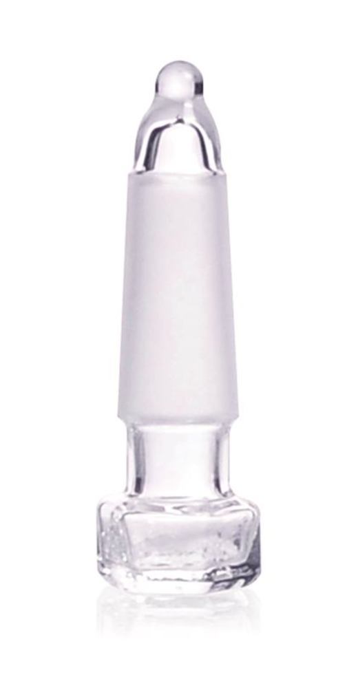 Bottle glass stoppers, DURAN®, hexagonal, standard ground joint 10/19 - Luminix Health
