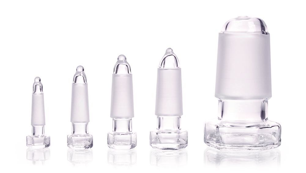 Bottle glass stoppers, DURAN®, hexagonal, standard ground joint 24/29 - Luminix Health