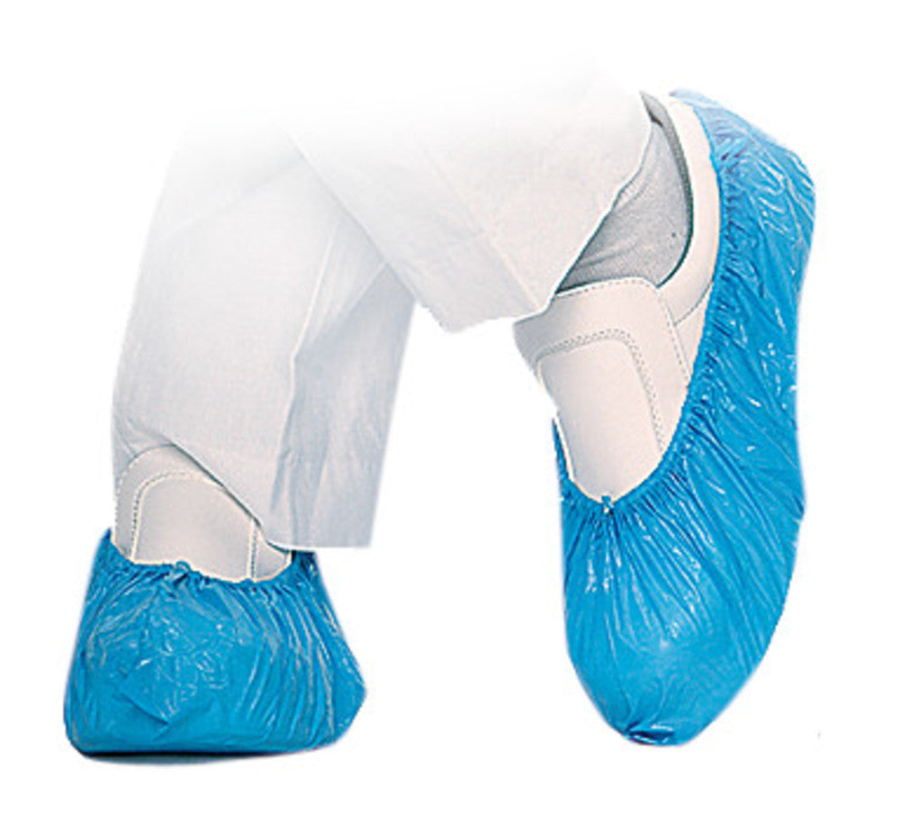 CPE overshoes, blue, 47 cm, 110 unit(s) - Luminix Health