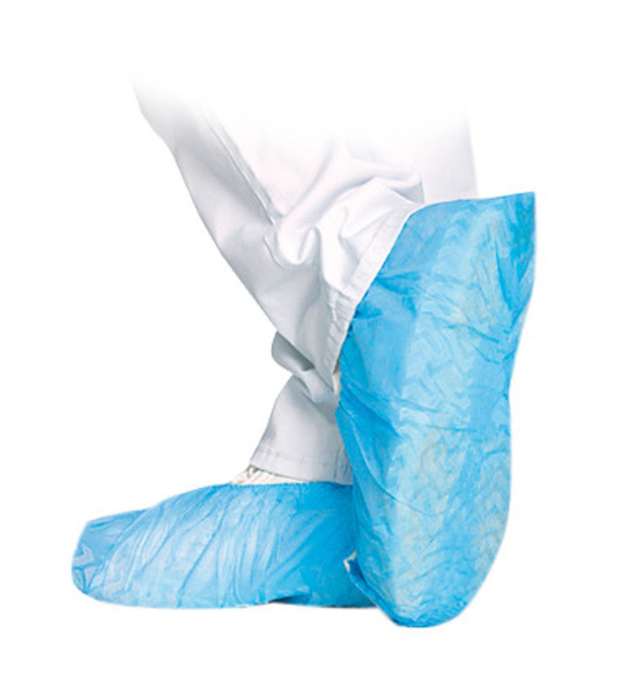 PP overschoes with non-slip sole, light-blue, 46 cm, 100 unit(s) - Luminix Health