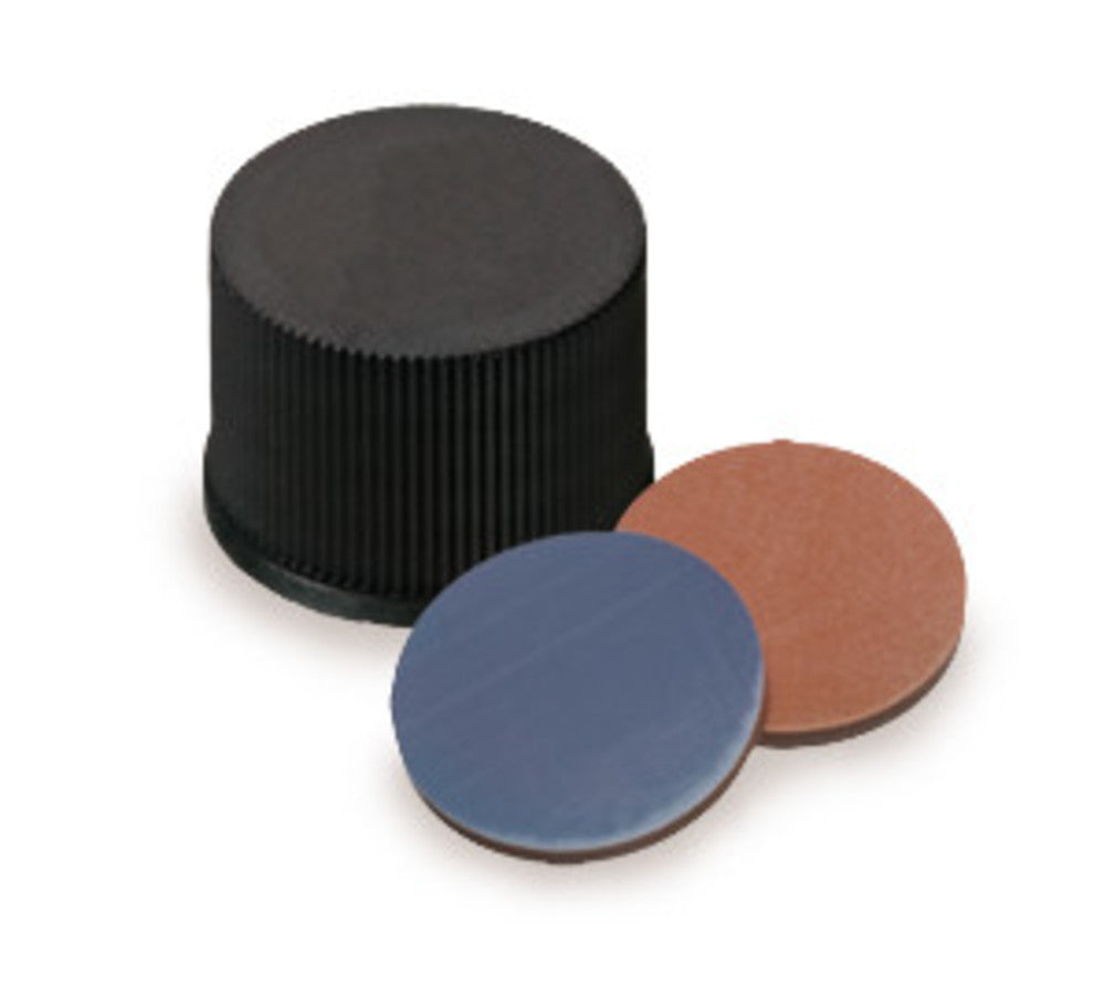 Caps for storage vials, ND15, PP, sealing pad, closed, natural rubber./TEF - Luminix Health
