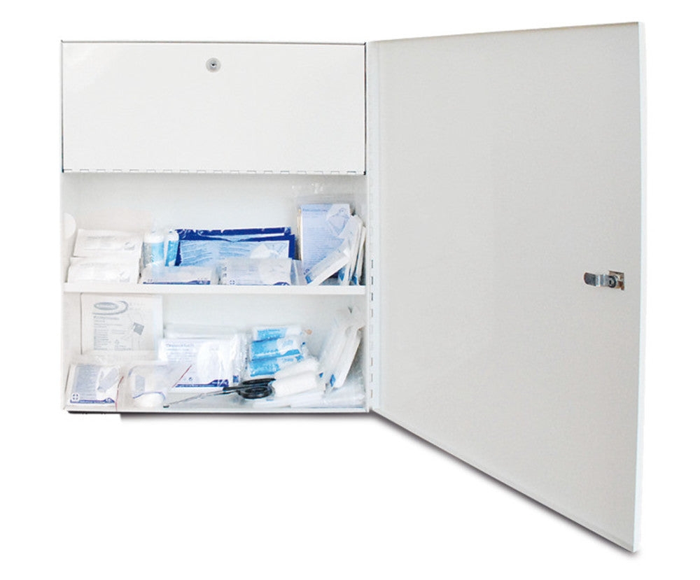 First-aid cabinet made of sheet steel, with poison box, 1 unit(s) - Luminix Health