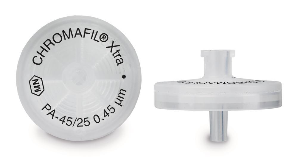 CHROMAFIL® PA Xtra syr. adaptor filters, pore size 0.45 µm, Ø 25 mm, 100 p. - Luminix Health