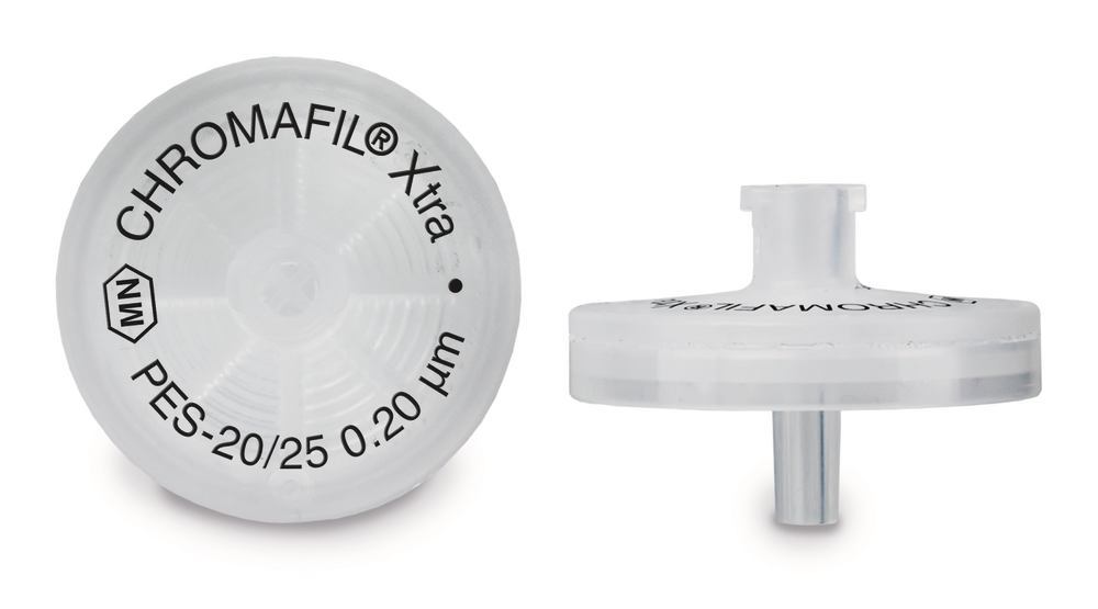 CHROMAFIL® syr. adaptor filters PES Xtra, pore size 0.20 µm, Ø 25 mm, 100 p. - Luminix Health