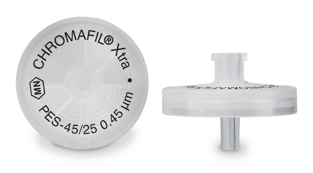 CHROMAFIL® syr. adaptor filters PES Xtra, pore size 0.45 µm, Ø 25 mm, 100 p. - Luminix Health