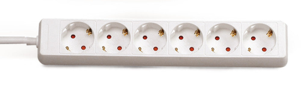 Type Eco multiple socket outlets, 6-way with inverted cups, 1 unit(s) - Luminix Health