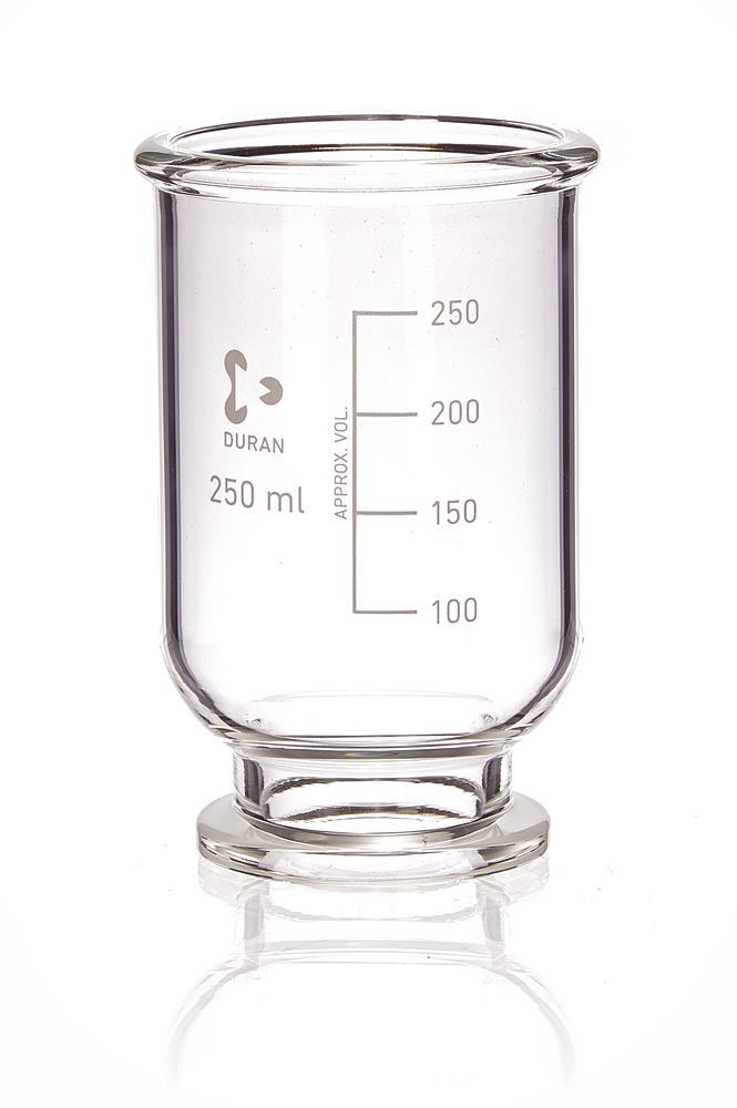 Replacement reservoir with scale, 250 ml, for vacuum filtration unit, DURAN® - Luminix Health