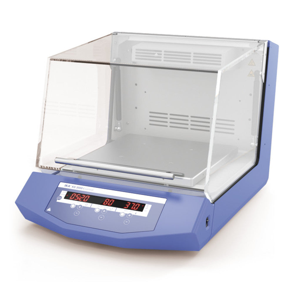 KS 3000 i control incubator shaker, 5 °C above AT up to +80,0 °C, 10-500/min - Luminix Health